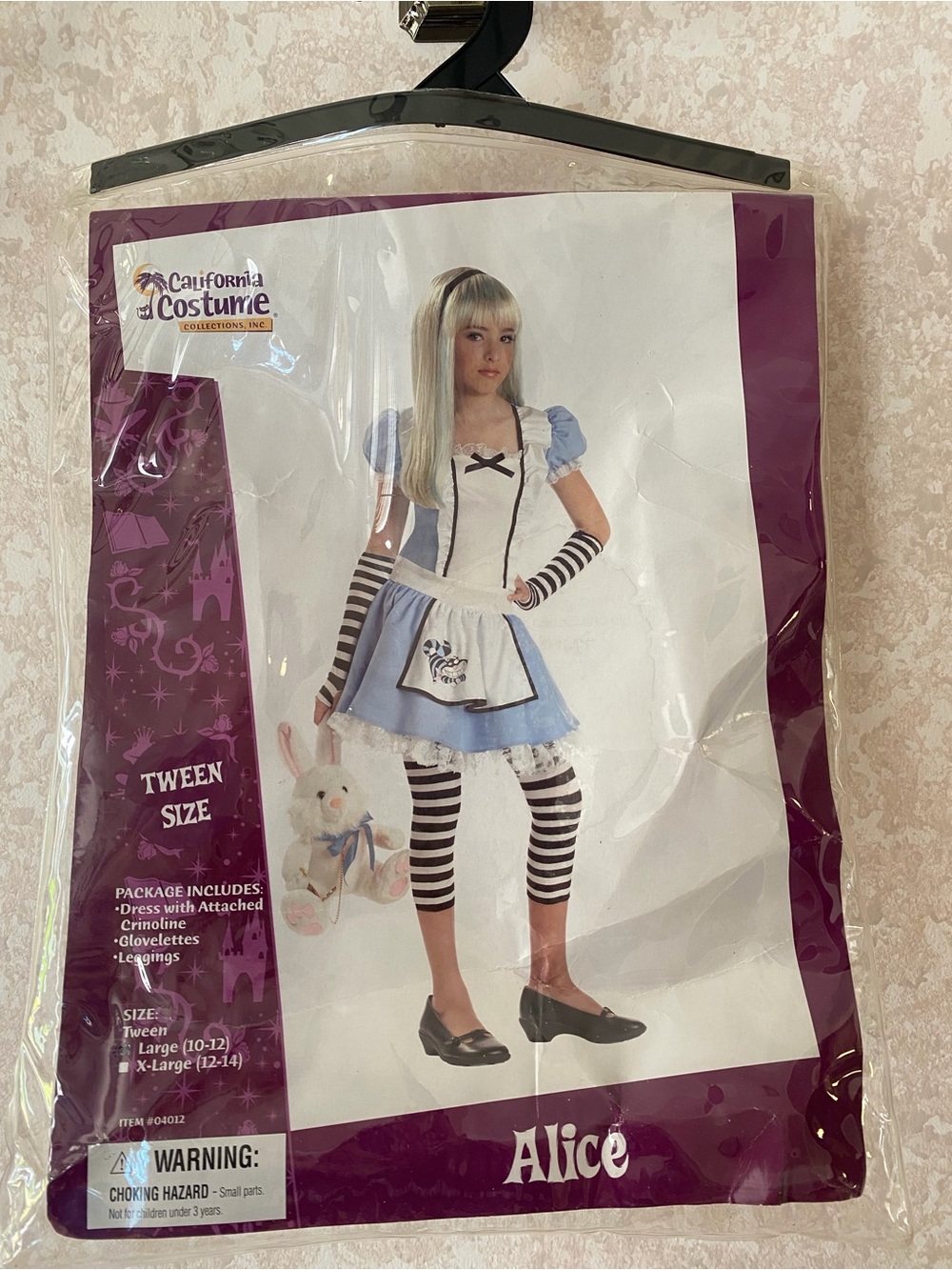 California Costume Alice Tween Costume in Blue, White, and Black